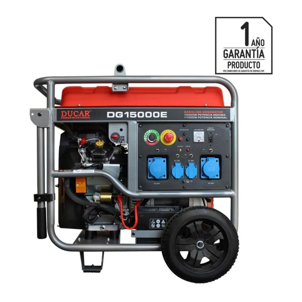Generador Eléctrico a Gasolina Partida Eléctrica 11000 W 40 L Ducar