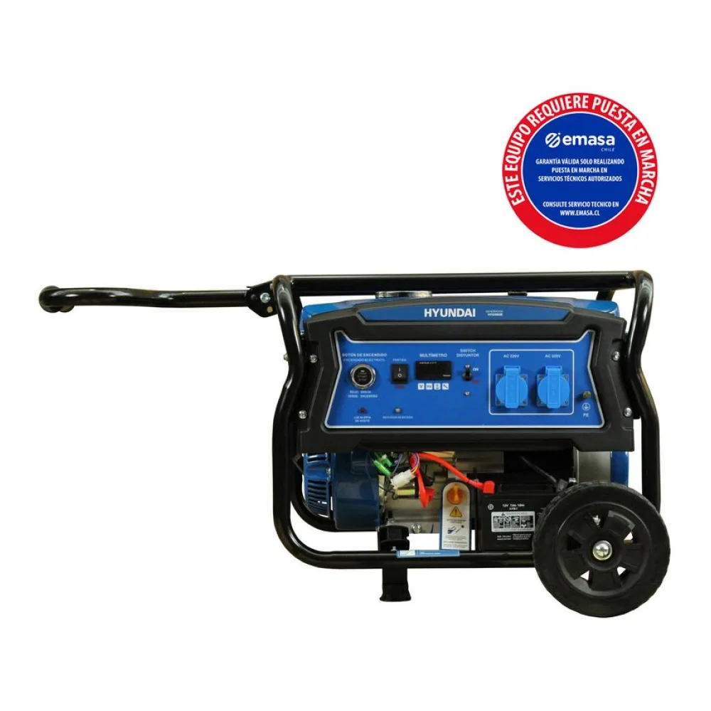 Generador Eléctrico a Partida Eléctrica 2800 W 15 L Hyundai