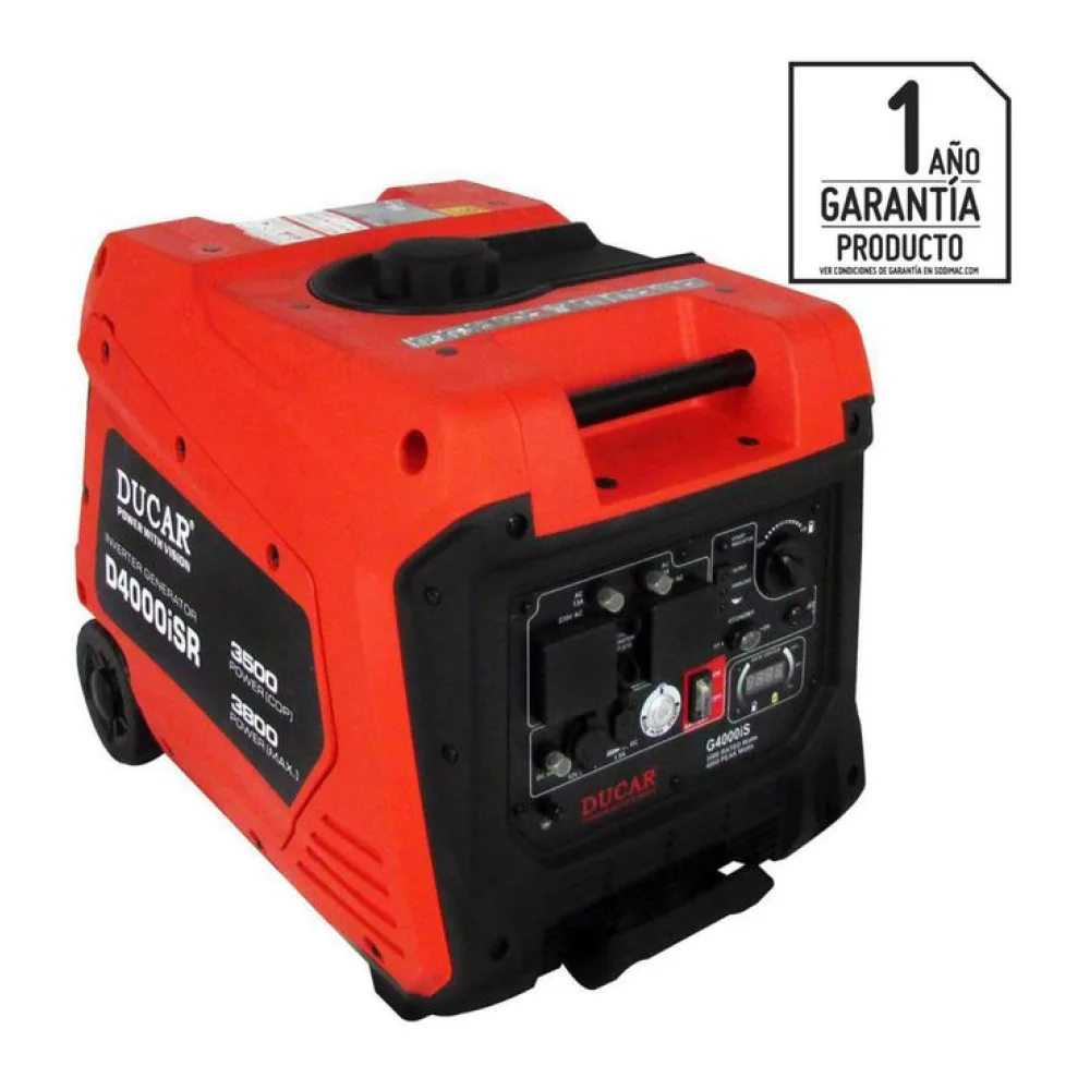 Generador Eléctrico a Partida Eléctrica 4000 W 7 L Ducar