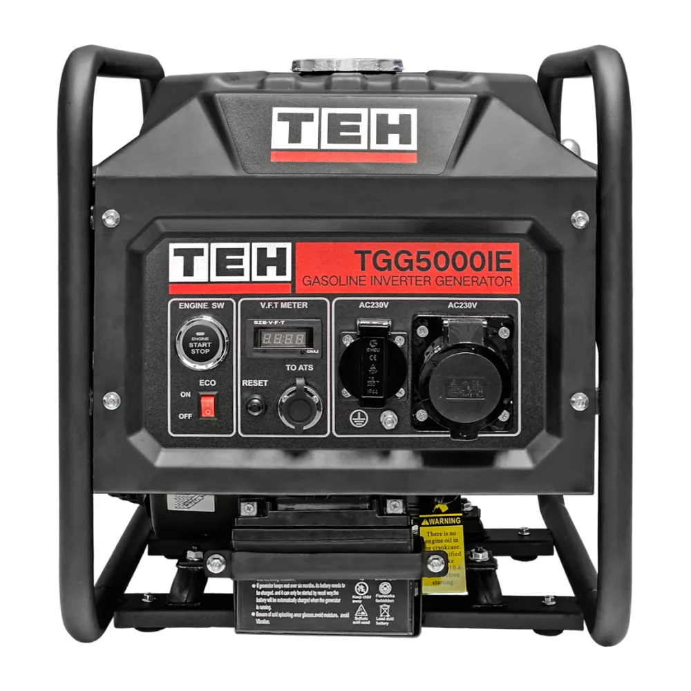 Generador Inverter 5000W con Conexión Ats | Estable y Potente para Hogar y Emergencias Tehtools