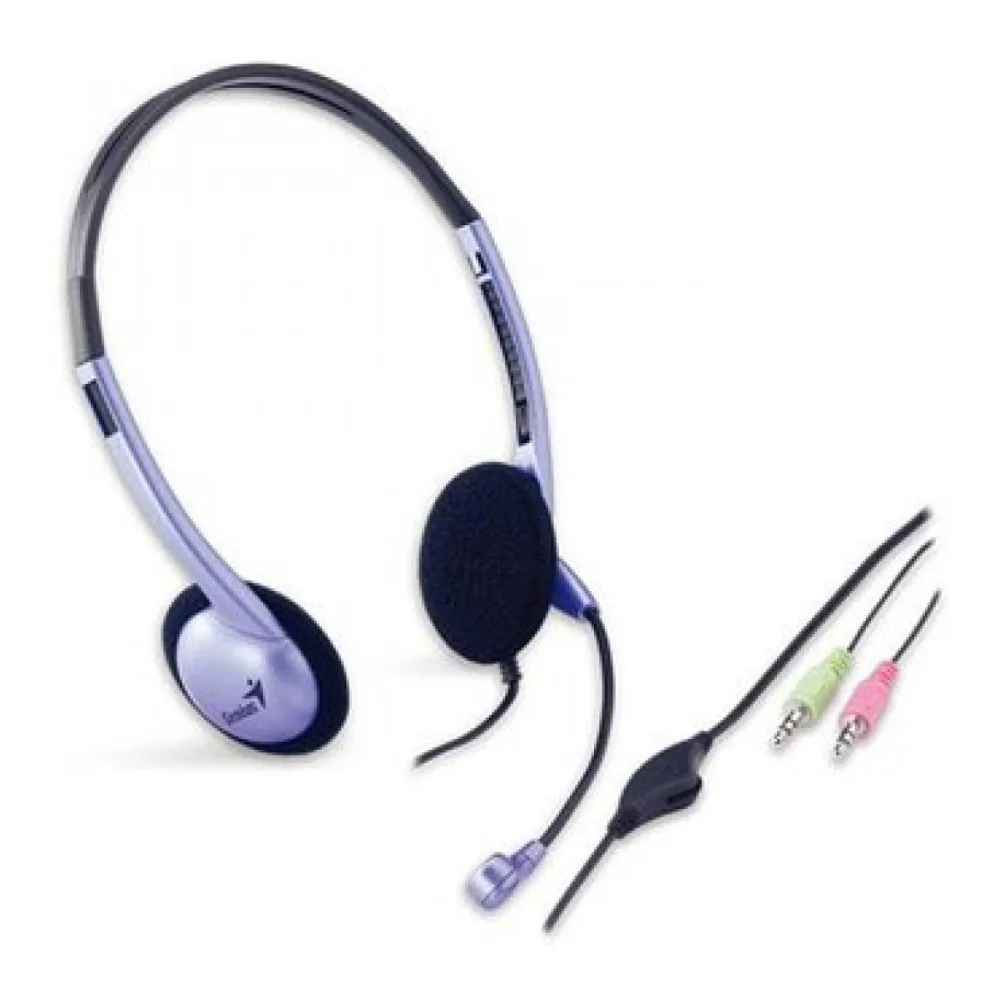 Genius Audífono Microfono HS-04S 2MT de Cable 3.5MM 31710156101