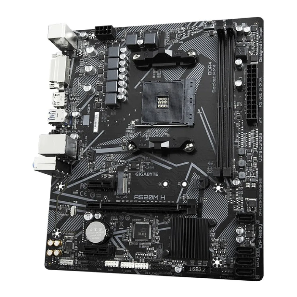Gigabyte Tarjeta Madre DDR4 AM4 Amd Ryzen A520M-H