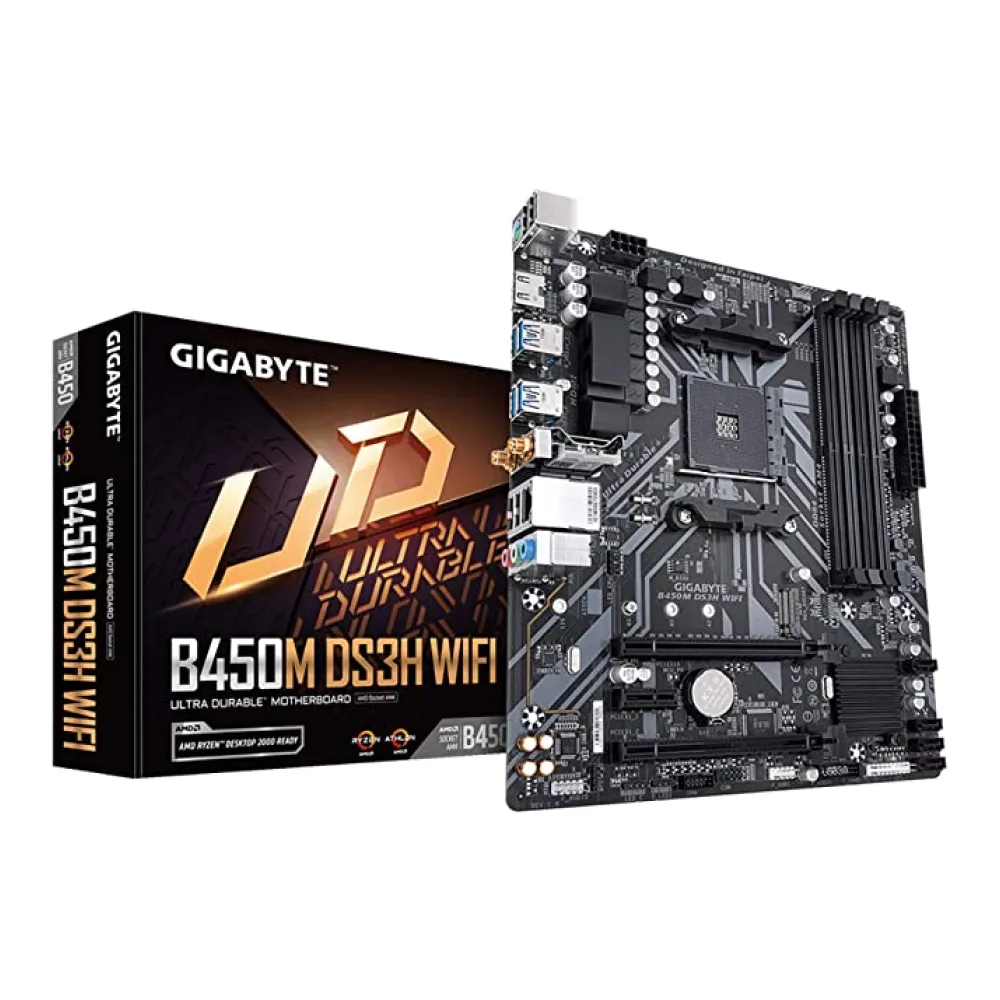 Gigabyte Tarjeta Madre Micro Atx DDR4 B450MDS3HWIFI