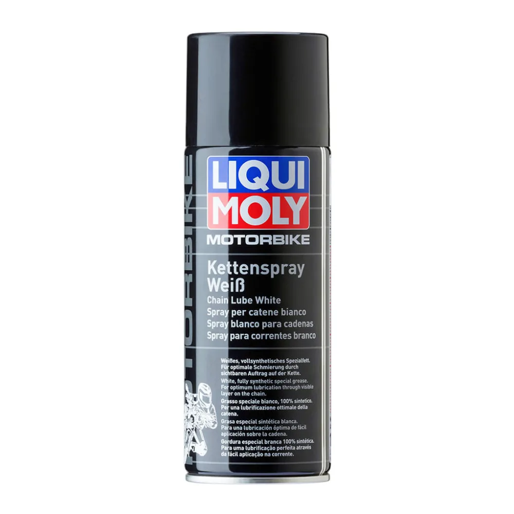 Grasa Sintética Blanca para Cadenas Motorbike Kettenspray Weiß 400 Ml Liqui Moly