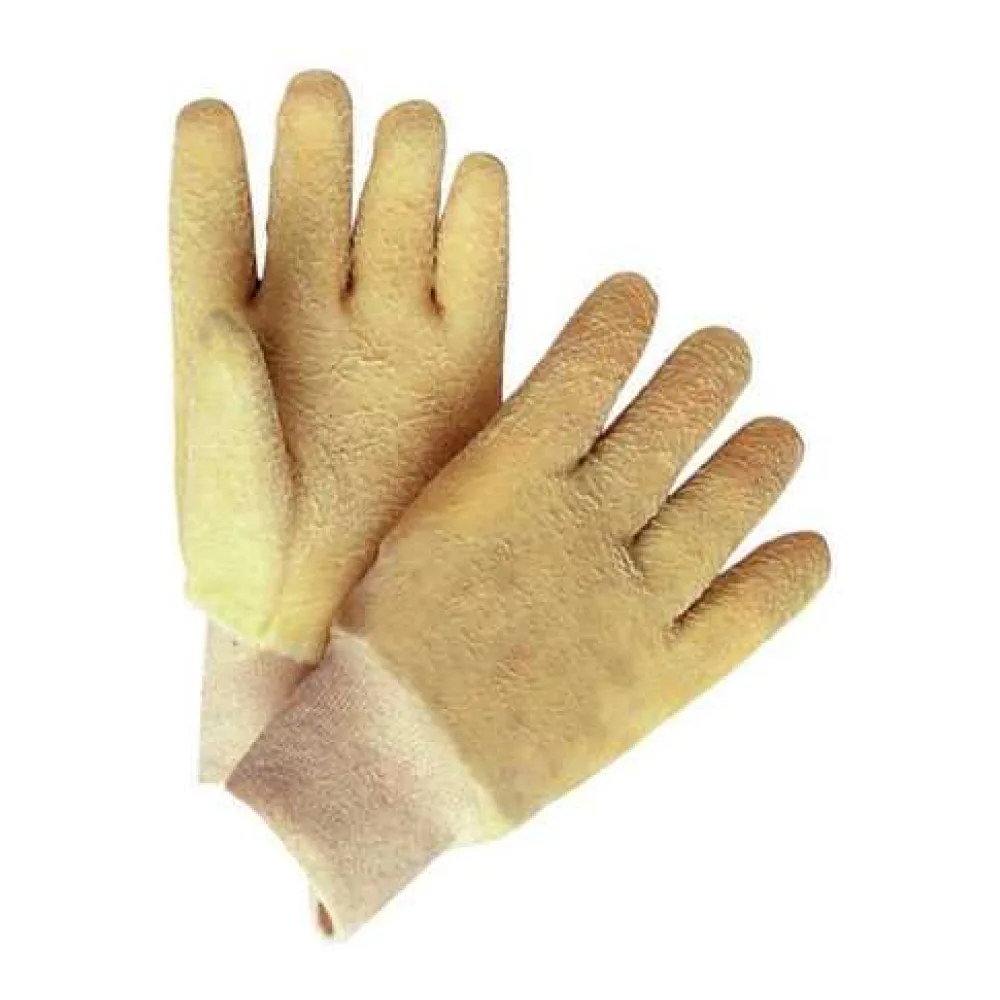 Guante Anticorte Amarillo Puño Tejido