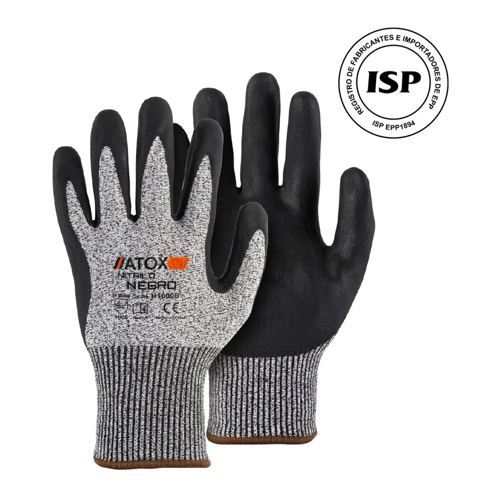 Guante Atox Cut-pro Nitrilo Negro H1000B