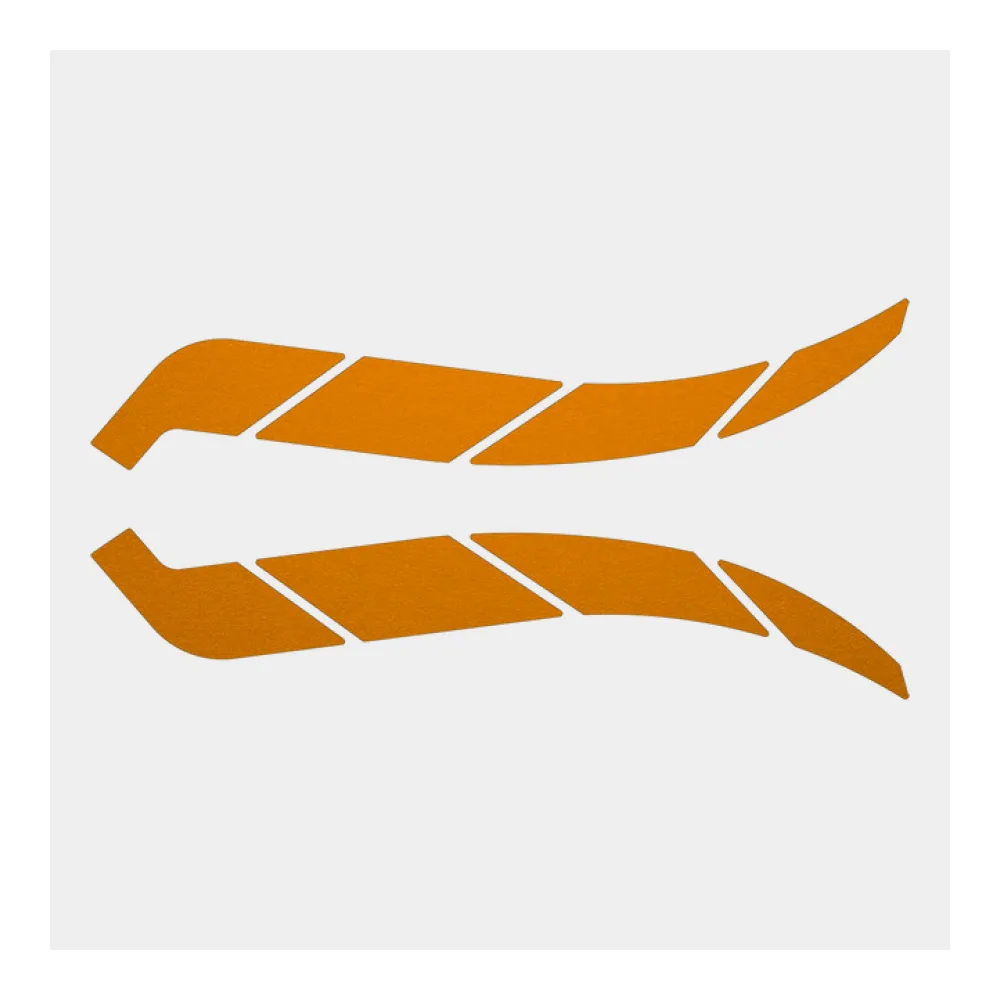 HexArmor Ceros® Full Brim Hi-vis Orange Reflective Stickers