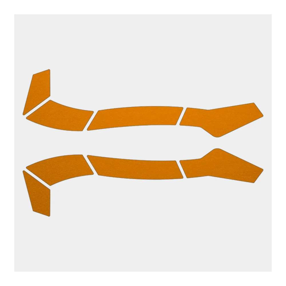HexArmor Orange Hi-vis Reflective Helmet Sticker