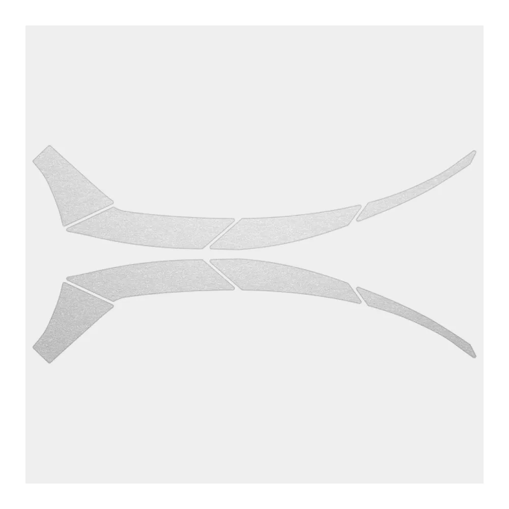 HexArmor Silver Reflective Helmet Sticker