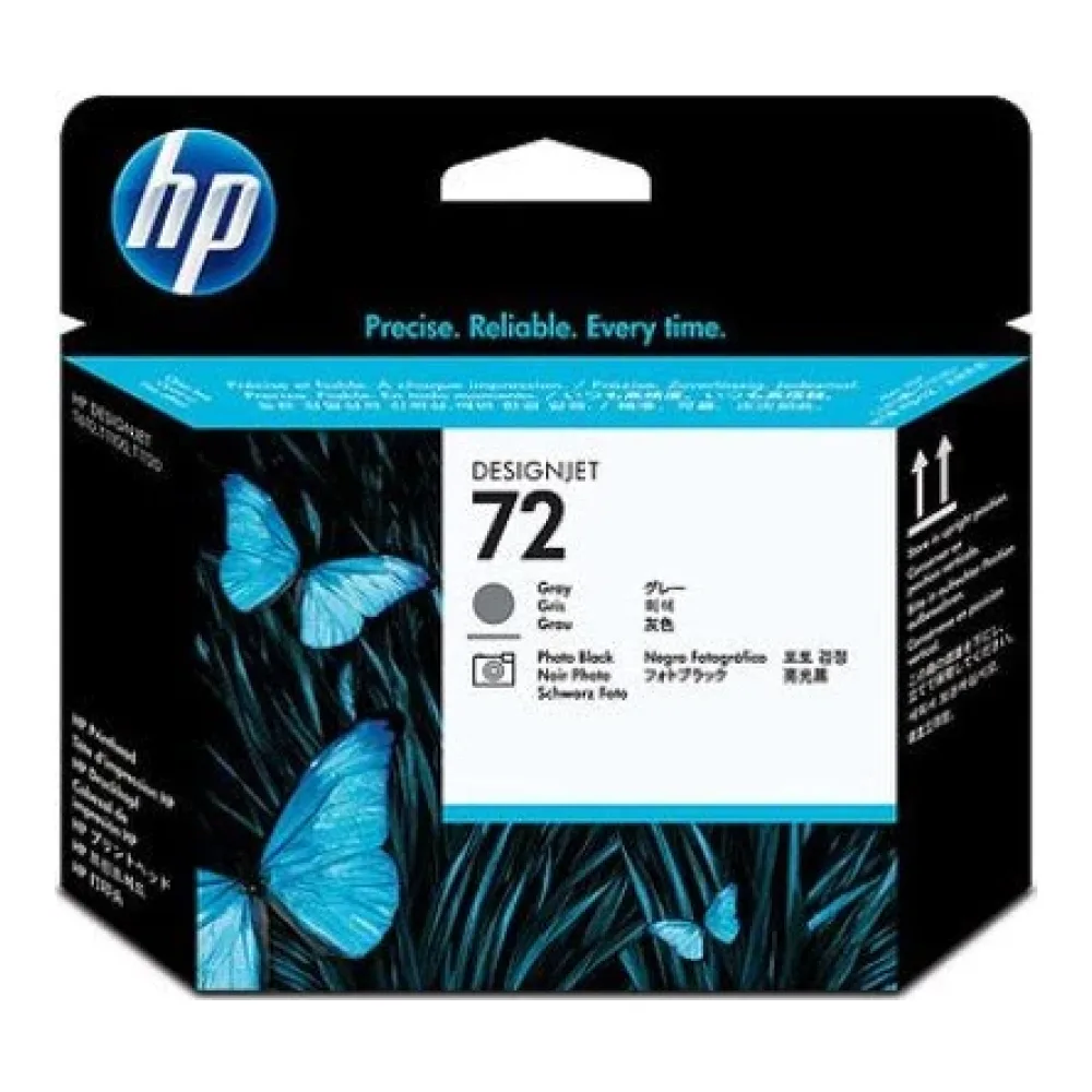 HP Cabezal de Impresión 72 Negro y Gris Fotográfico C9380A