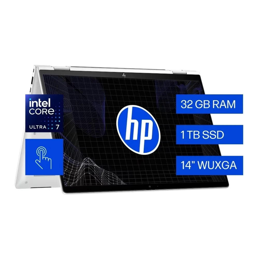 HP Elitebook X Flip G1I Ultra 7 32GB 1TB Ssd 14