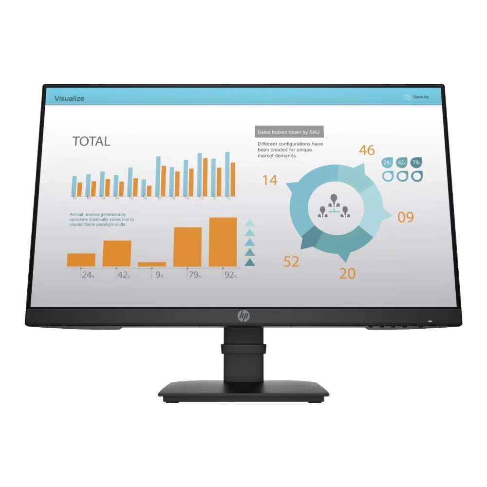 HP Monitor 24 G4 23.8 Pulgadas Full Hd 1A7E5AA Ips 5 Ms Gtg