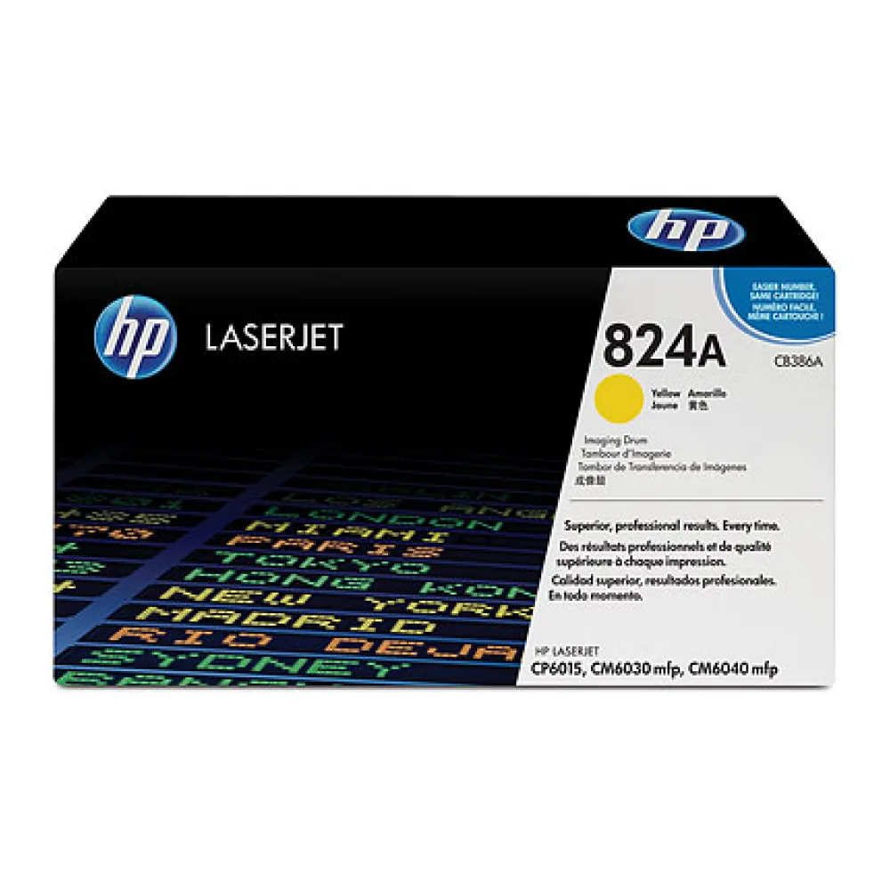 HP Tambor 824A Amarillo CB386A