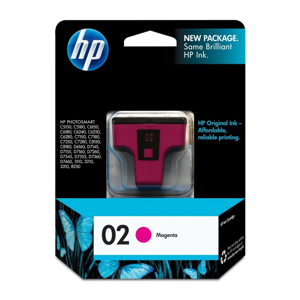 HP Tinta 02 Magenta