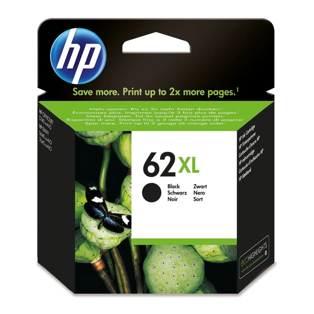 HP Tinta 62XL Negra C2P05AL