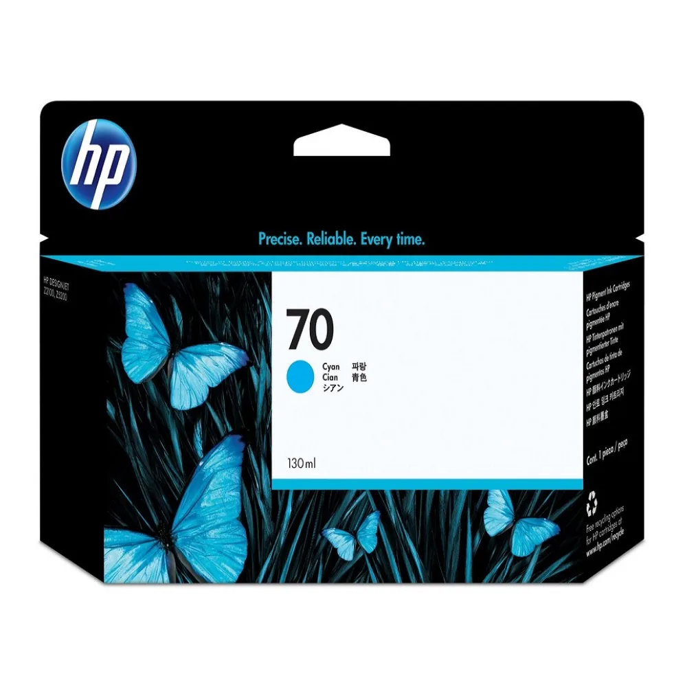 HP Tinta 70 Cyan 130 Ml C9452A