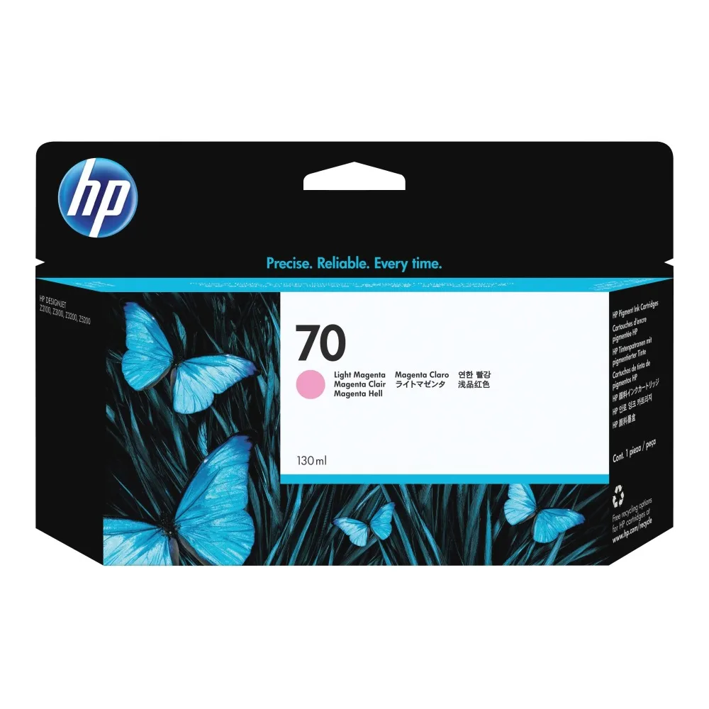 HP Tinta 70 de 130 Ml Magenta Claro C9455A