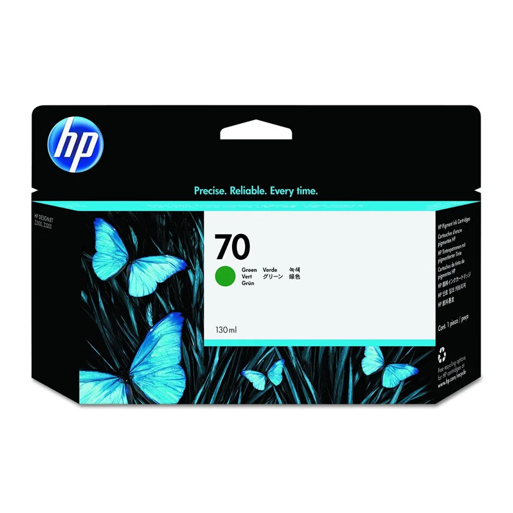 HP Tinta 70 de 130 Ml Verde C9457A