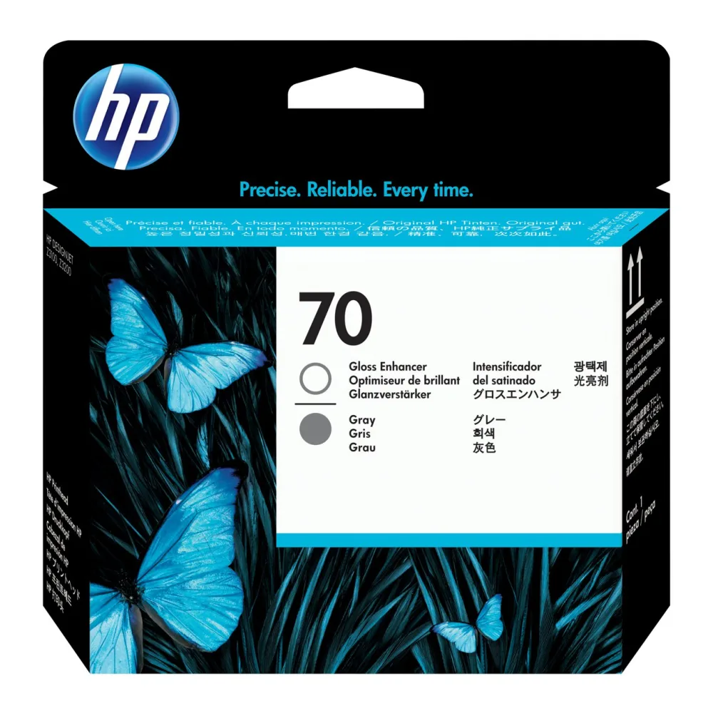 HP Tinta 70 Mejorador de Brillo y Gris C9410A