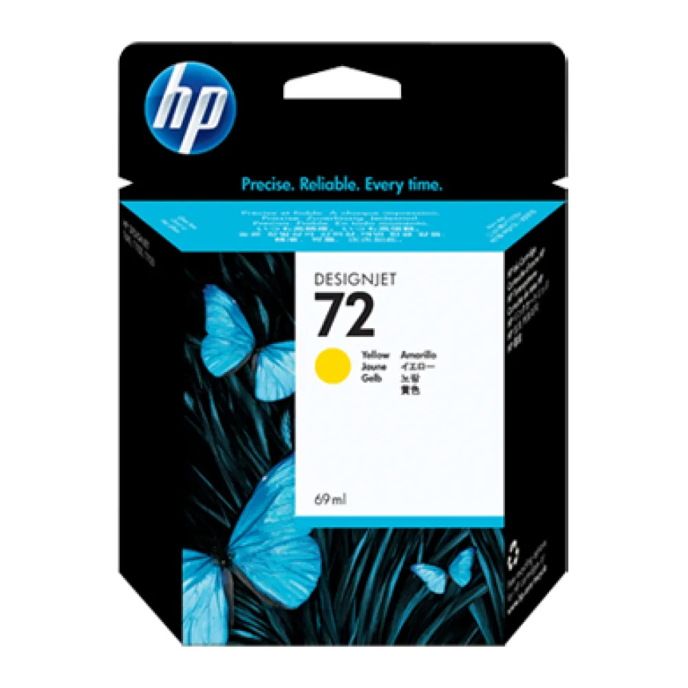 HP Tinta 72 de 69 Ml Amarillo C9400A