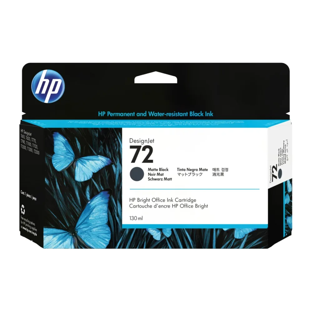 HP Tinta 72 Negro Mate C9403A