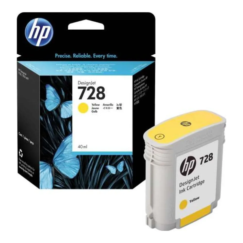 HP Tinta 728 Amarilla 40ML F9J61A