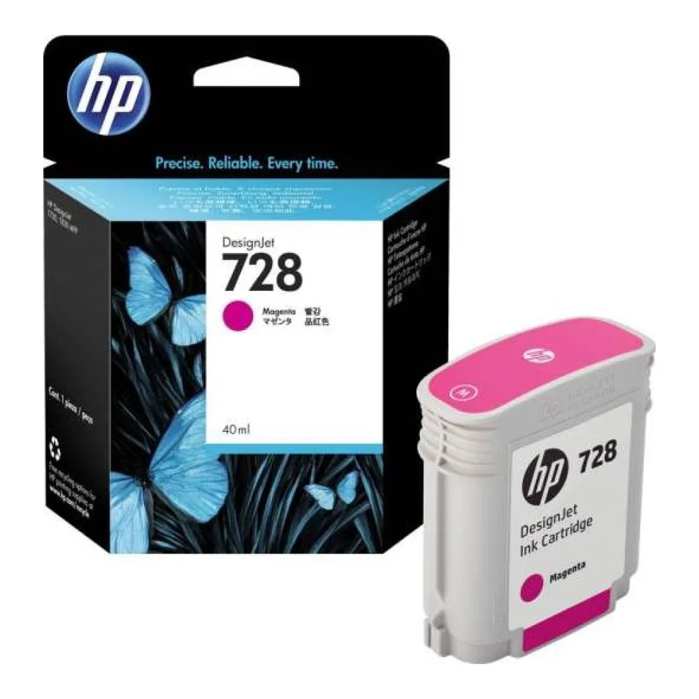 HP Tinta 728 Magenta 40ML F9J62A