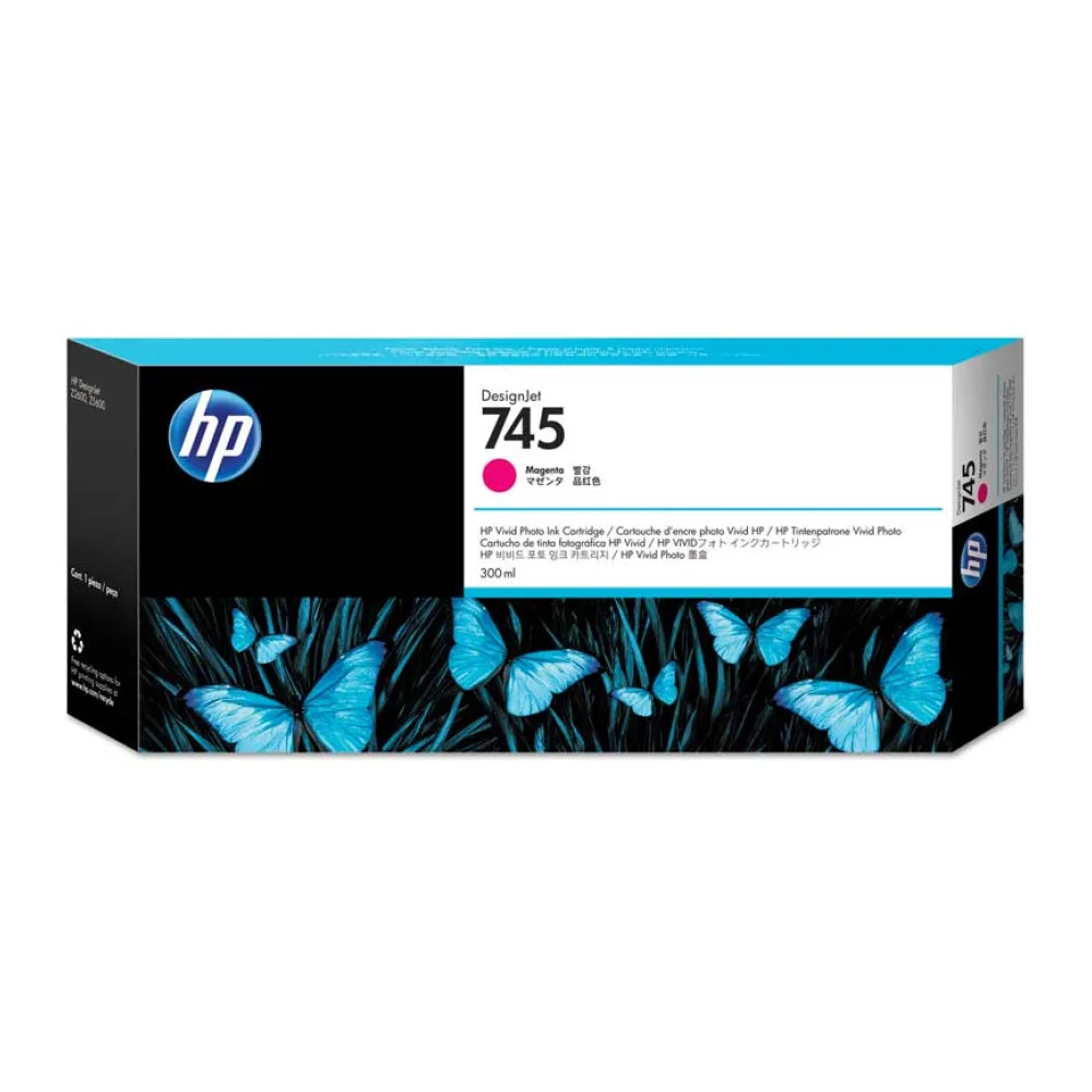 HP Tinta 745 de 300 Ml Magenta F9K01A