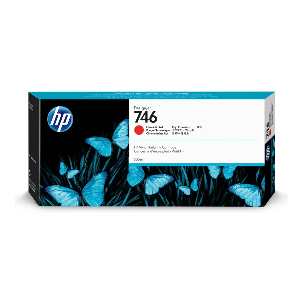 HP Tinta 746 Rojo Cromático P2V81A
