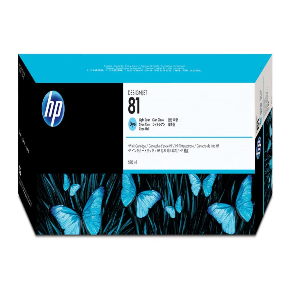 HP Tinta 81 Cyan Claro 680 Ml C4934A