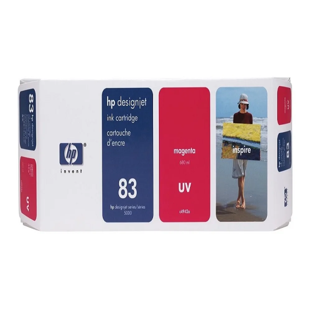 HP Tinta 83 Magenta 680 Ml C4942A