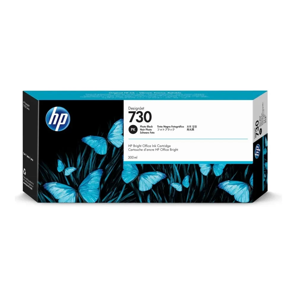 HP Tinta Designjet 730 Negro Foto 300 Ml P2V73A