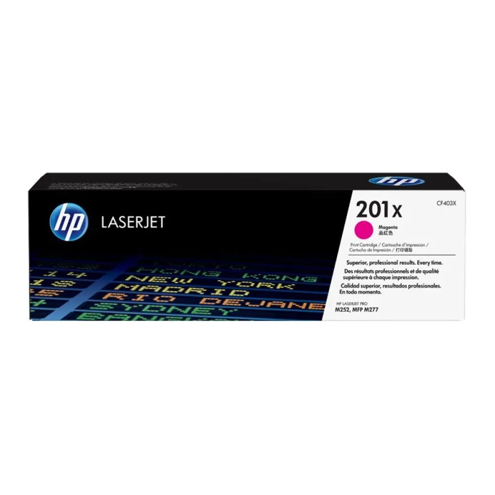 HP Toner 201X Magenta Alto Rendimiento Original