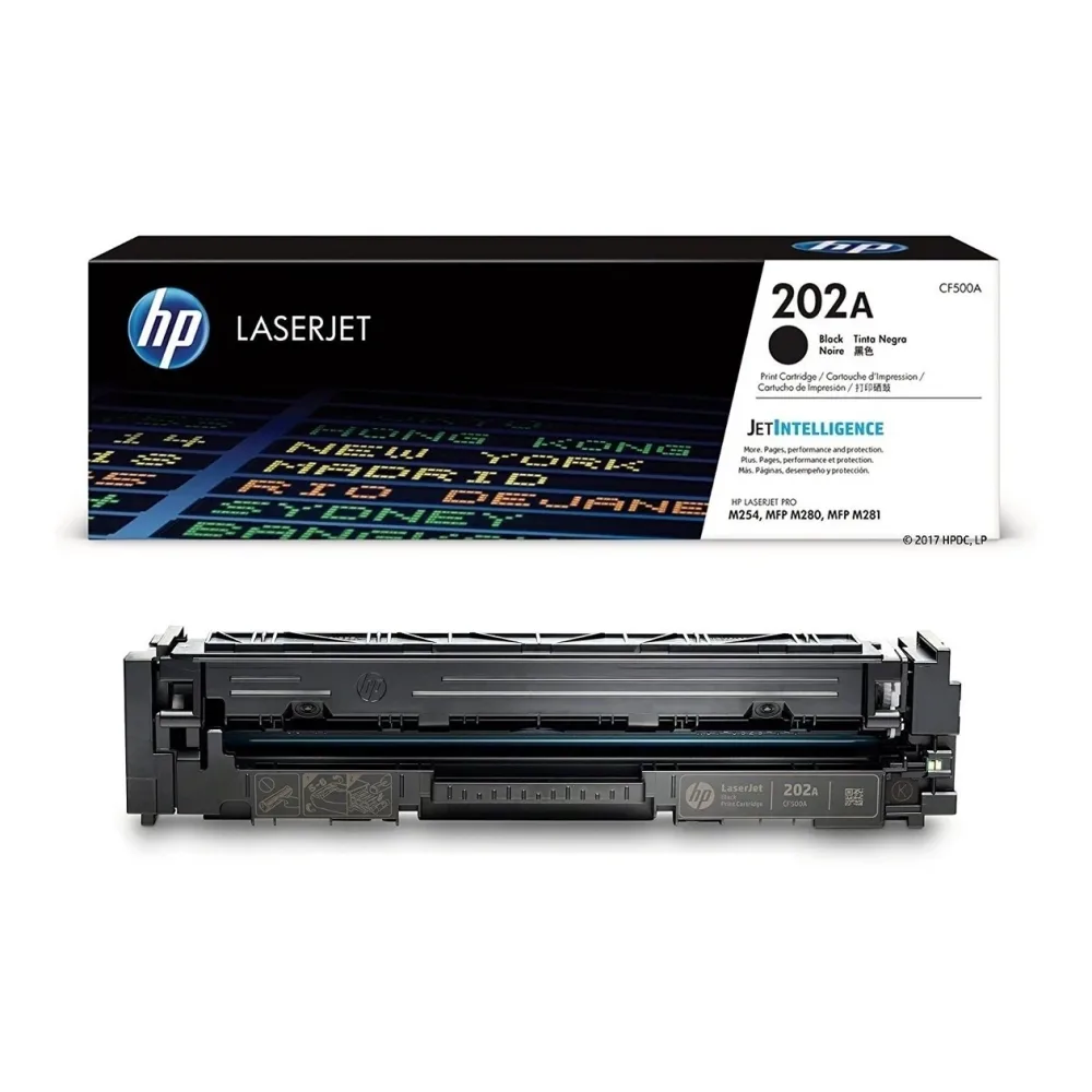 HP Toner 202A Negro CF500A