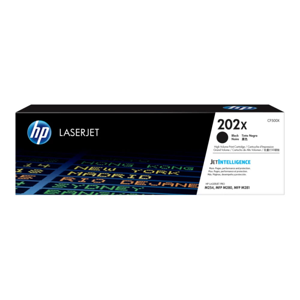 HP Toner 202X Negro CF500X