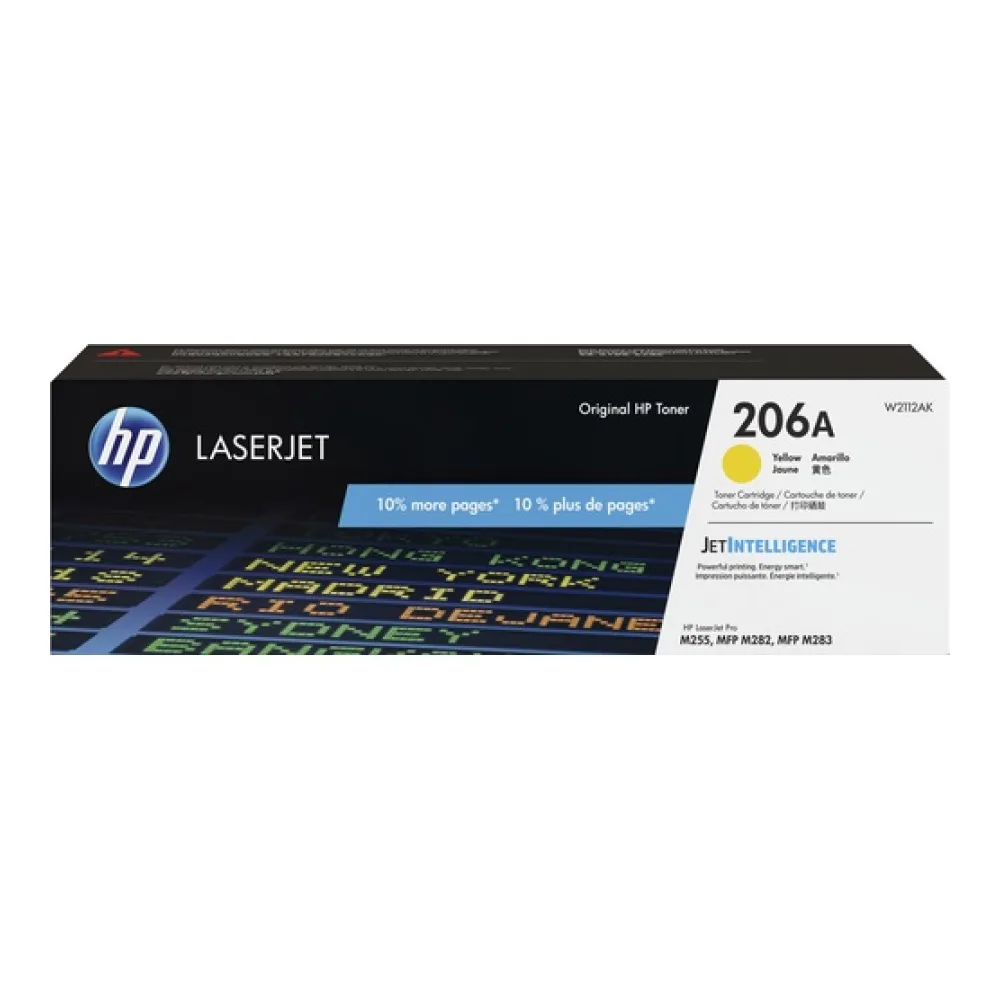 HP Tóner 206A Amarillo W2112A