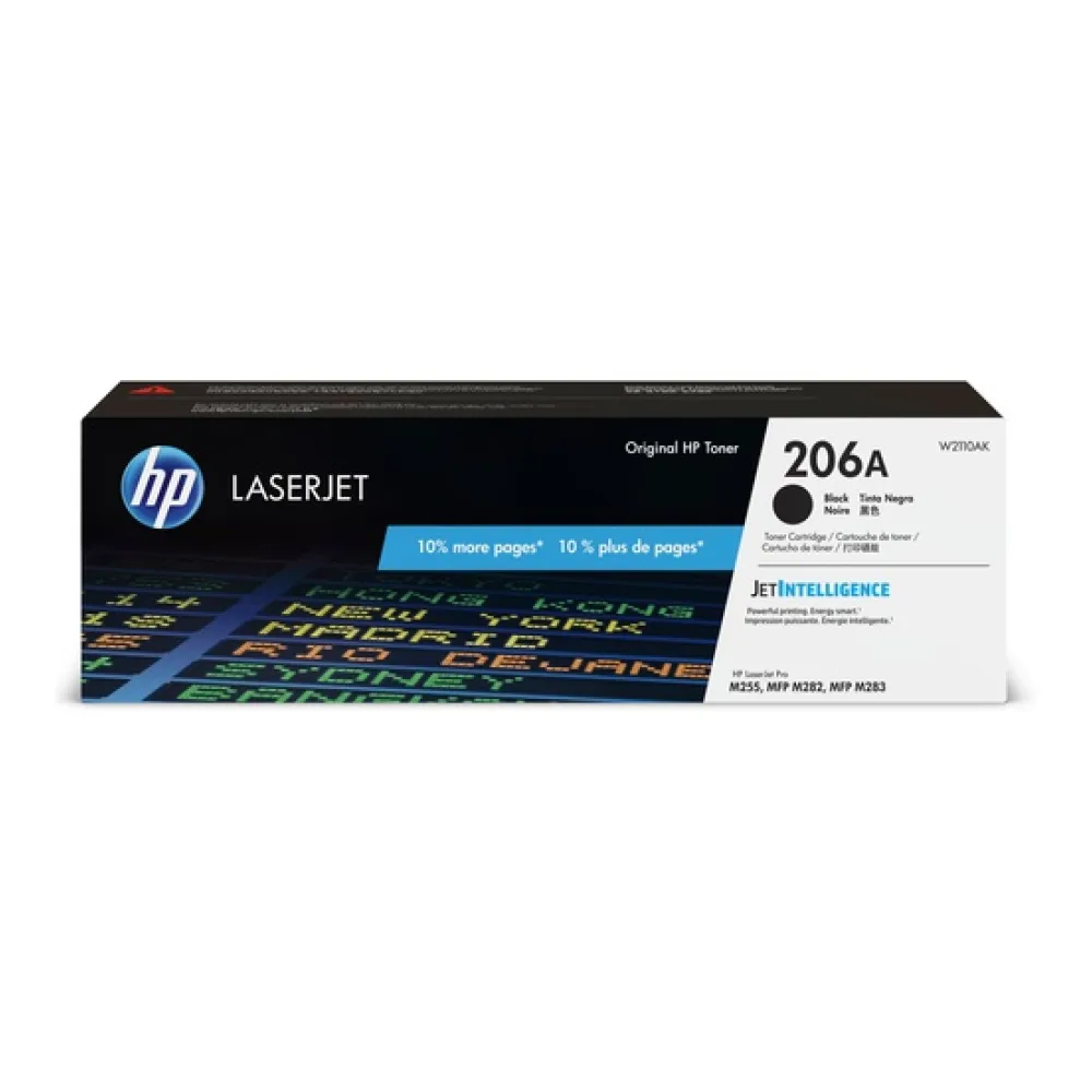 HP Toner 206A Negro W2110A