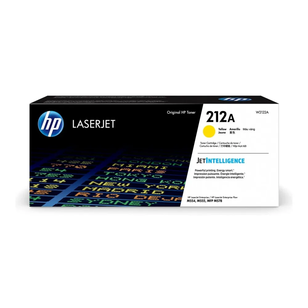 HP Tóner 212A Amarillo Laserjet W2122A