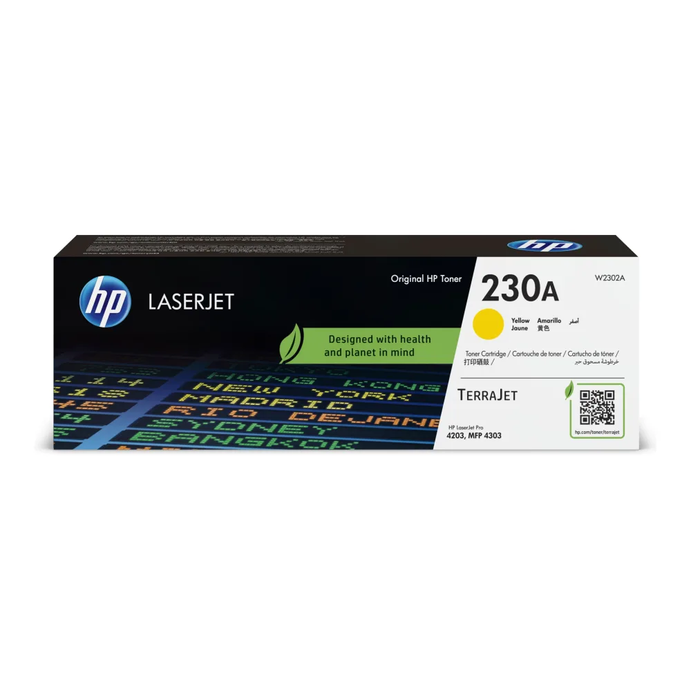 HP Tóner 230A Amarillo W2302A Original 1.800 Páginas