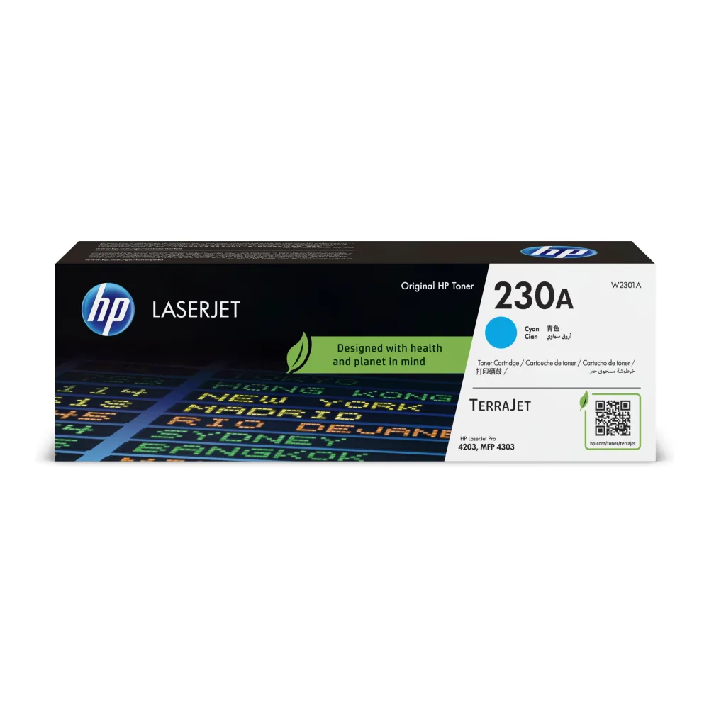 HP Tóner 230A Cian W2301A Original 1.800 Páginas