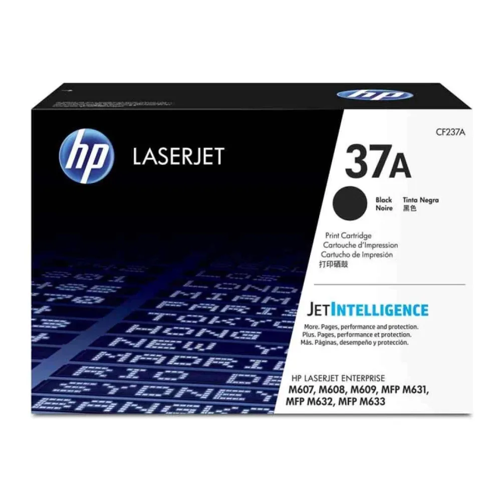 HP Toner 37A Negro CF237A Cartucho de Tóner Original