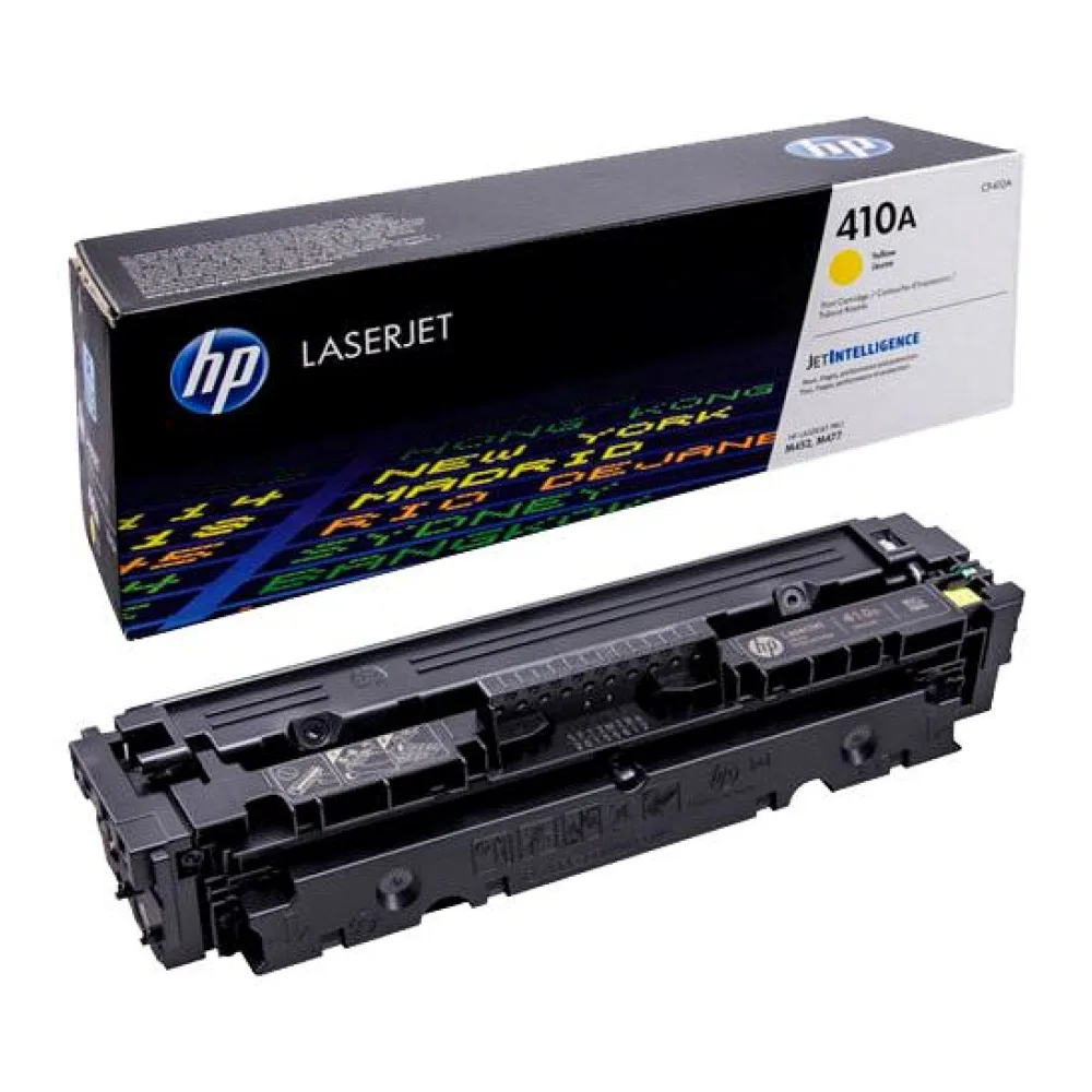 HP Toner 410A Amarillo CF412A Caja Abierta