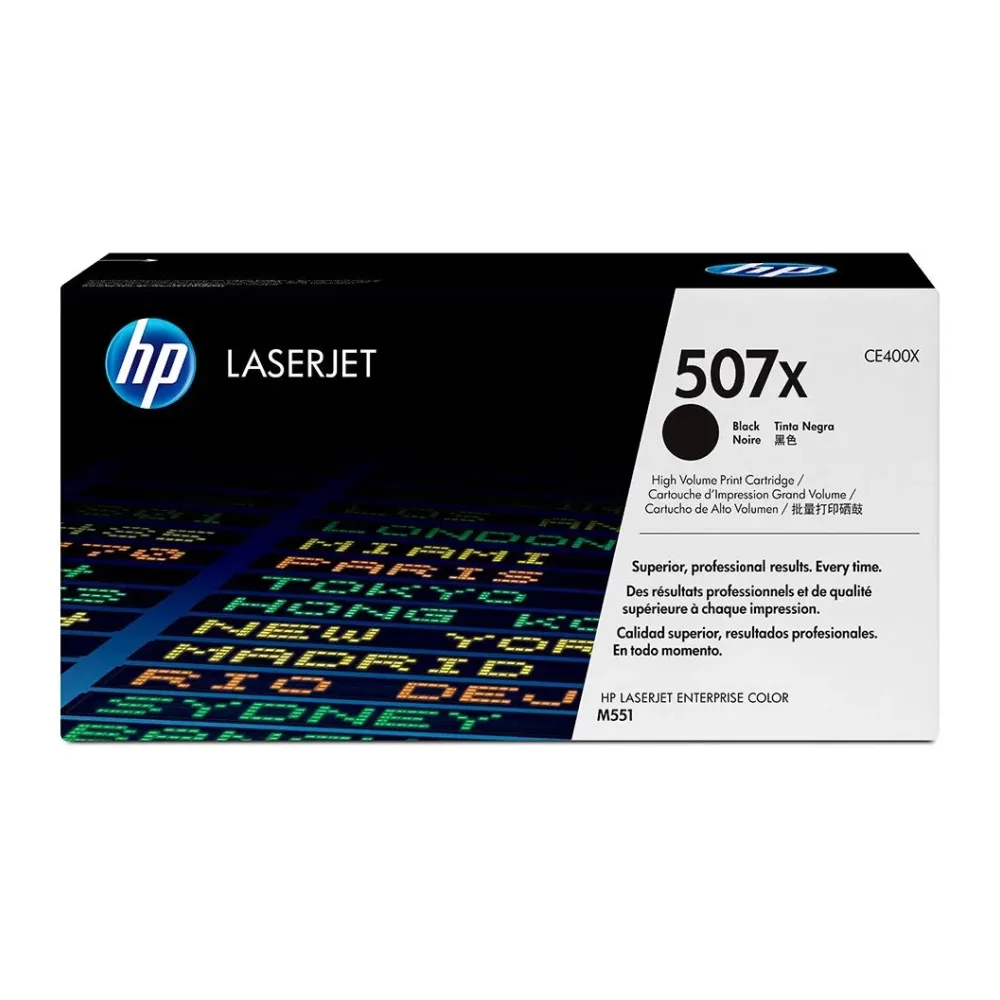 HP Toner 507X Negro CE400X