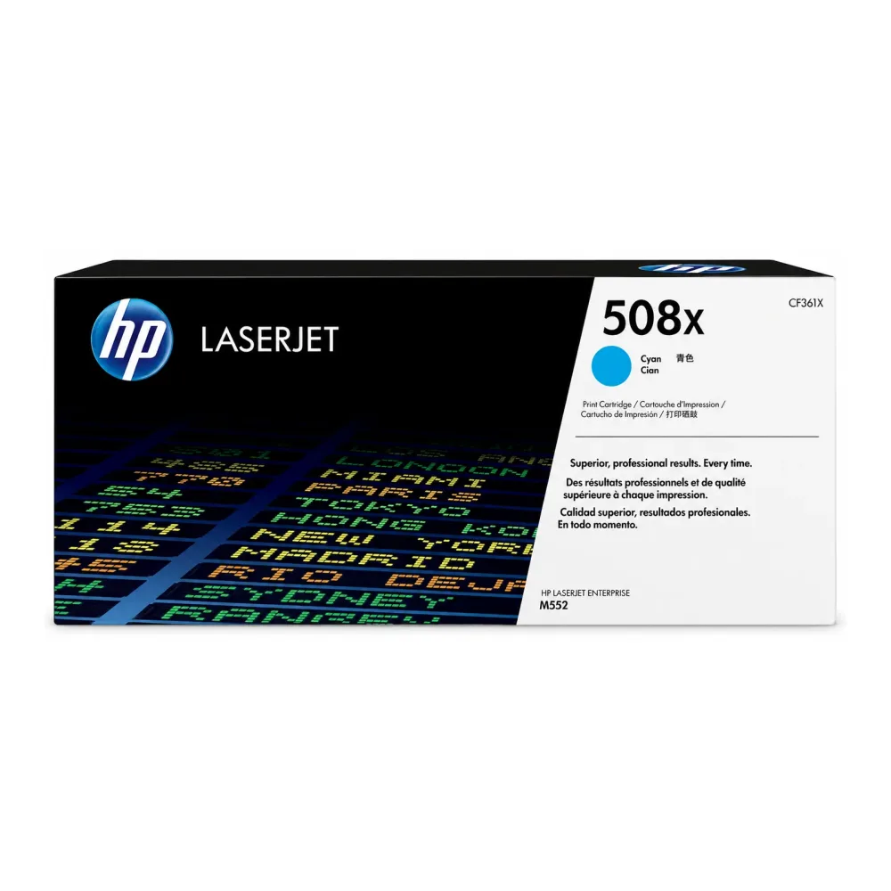 HP Tóner 508X Cian CF361X Original 9.500 Páginas