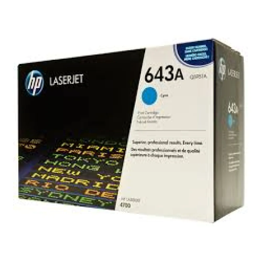 HP Toner 643A Cyan Q5951A
