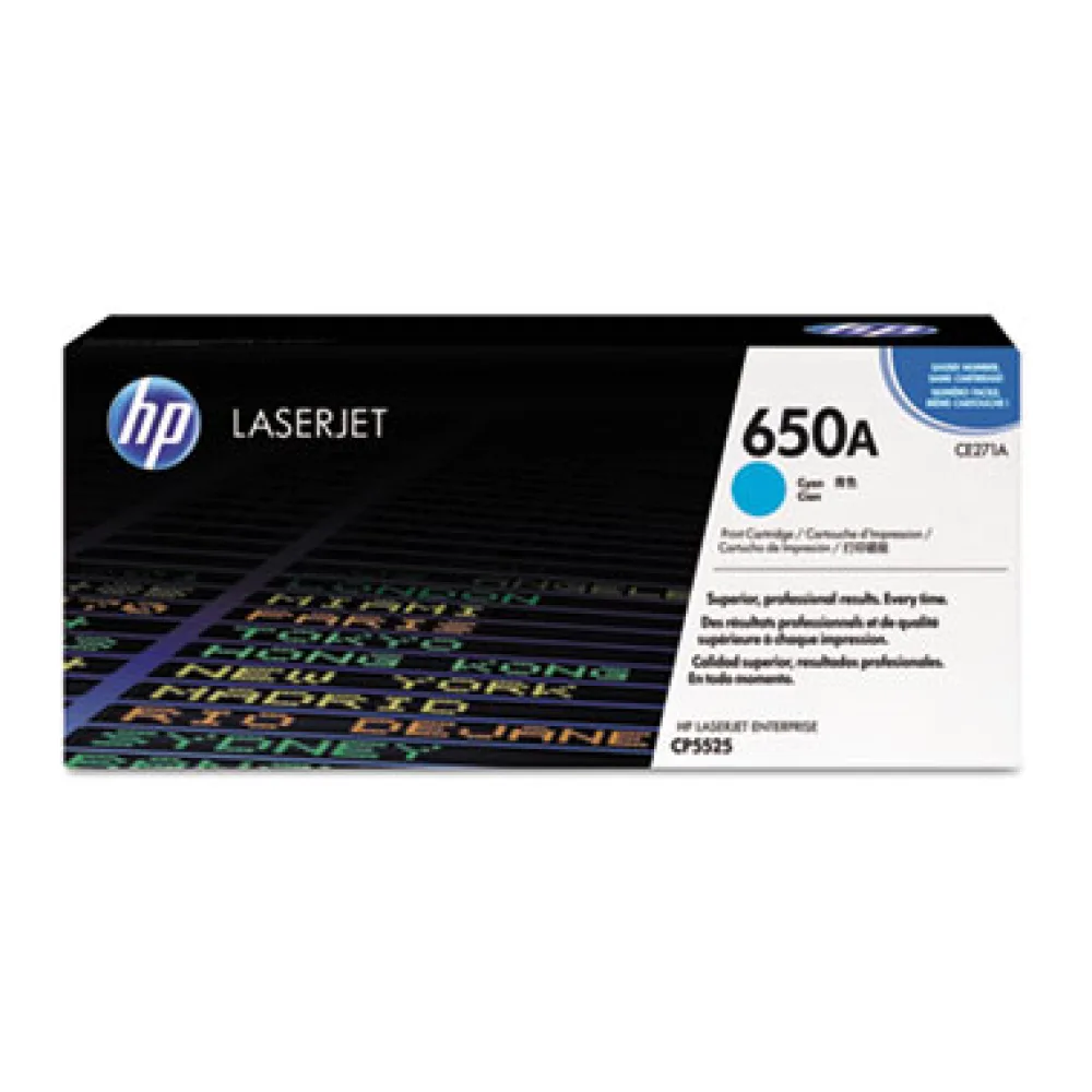 HP Toner 650A Cyan CE271A