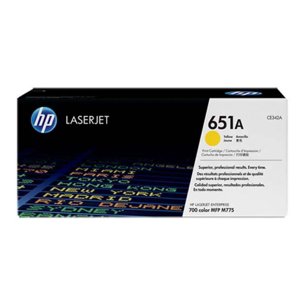 HP Toner 651A Amarillo CE342A