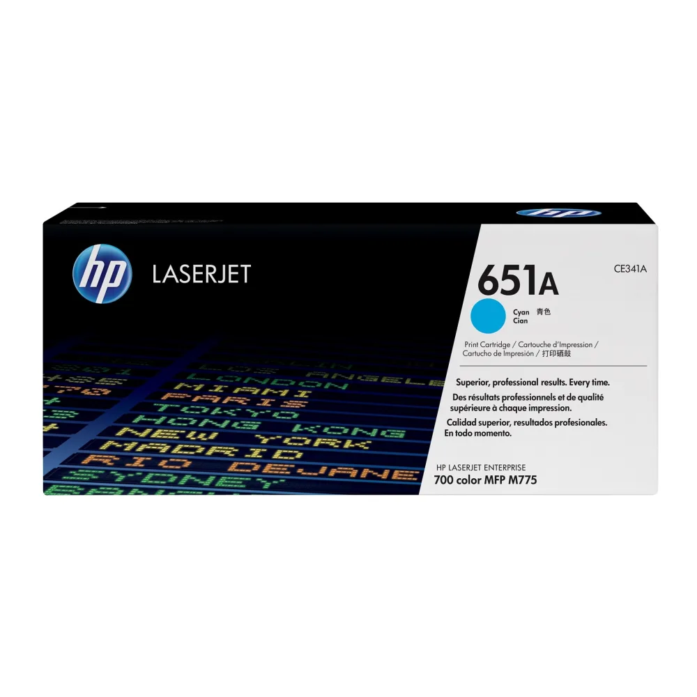 HP Toner 651A Cian CE341A