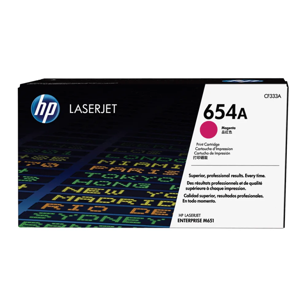 HP Tóner 654A CF333A Magenta Original Laserjet