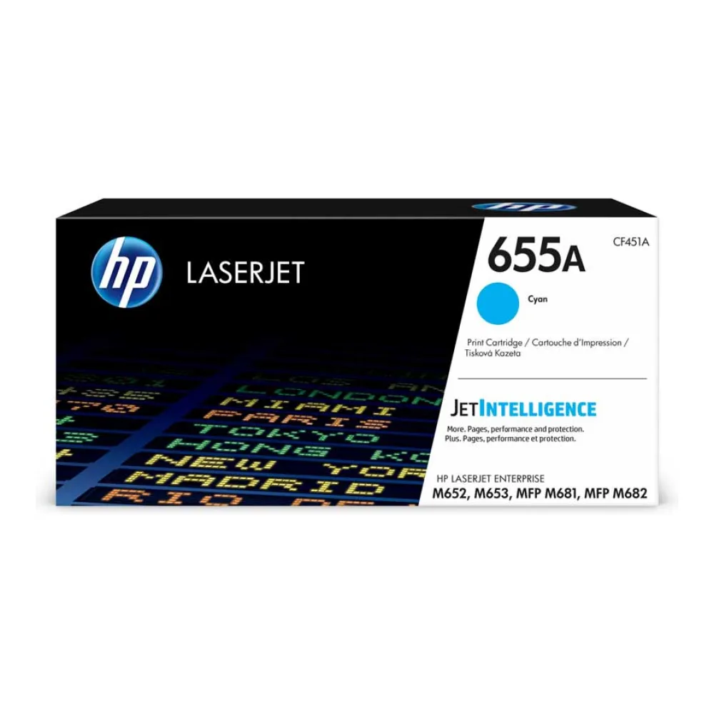 HP Toner 655A Cyan CF451A